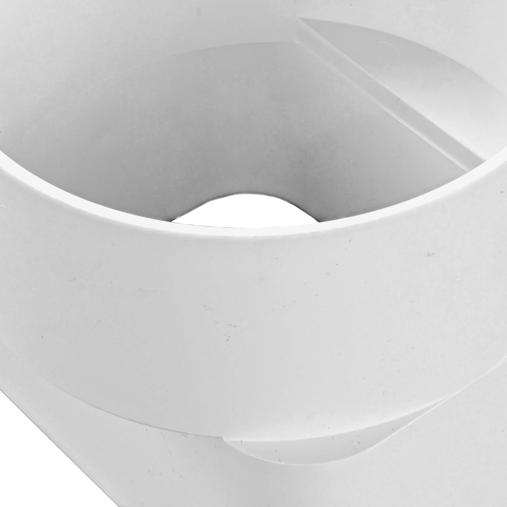 PVC Downspout Adapter, 3X4 In. Downspout X 4 In. Sewer and Drain Hub