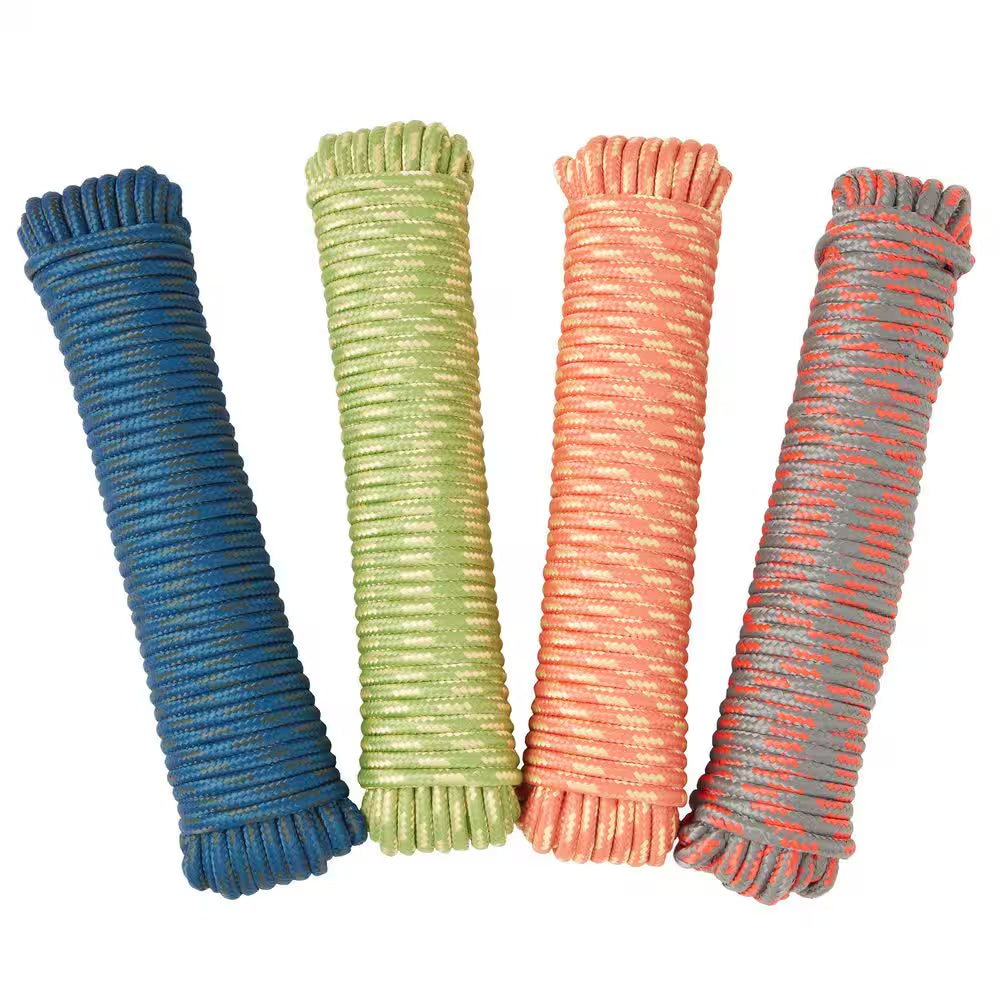 3/8 In. X 100 Ft. Diamond Braid Polypropylene Rope (1 Color per Each Order)