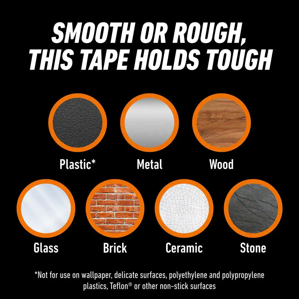 1 in X 1.67 Yds. Tough and Clear Double Sided Mounting Tape
