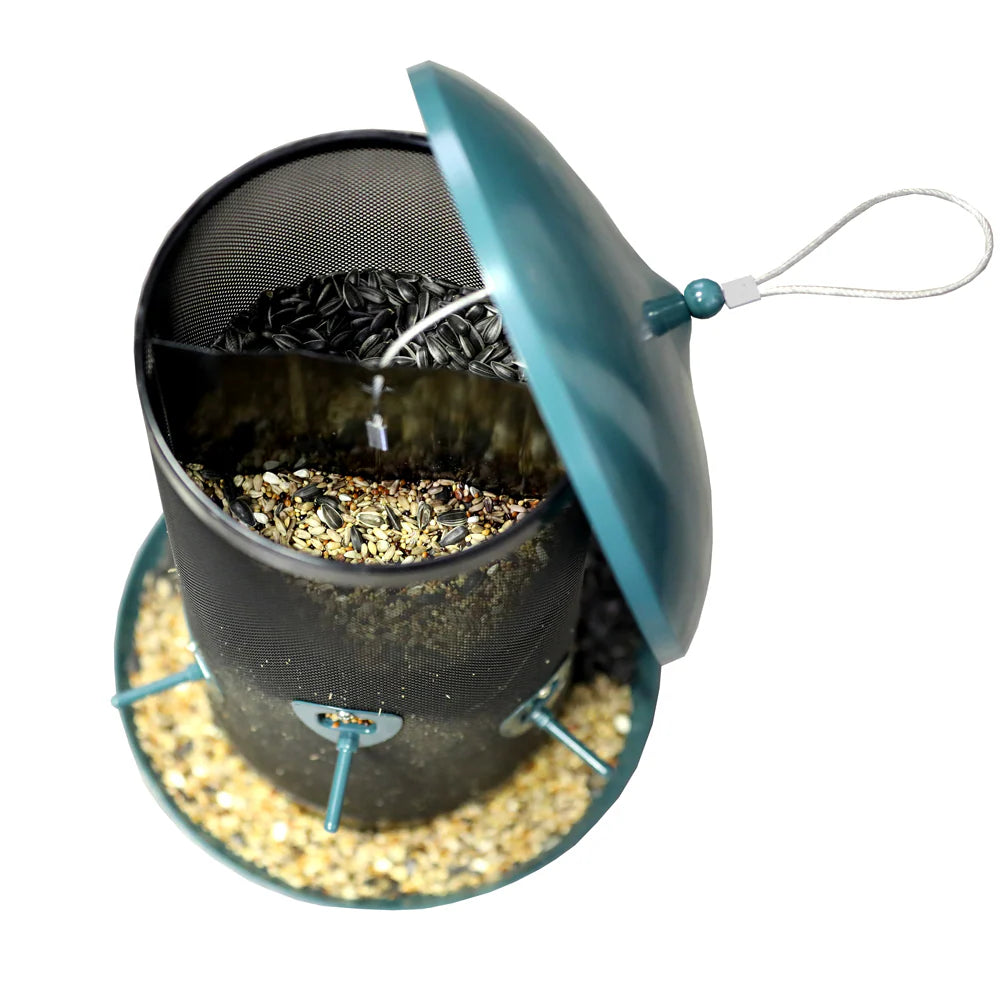 Mesh Hanging Hopper Bird Feeder - 10-Lb