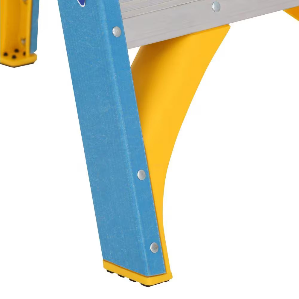 5 Ft. Fiberglass Step Ladder with 250 Lb. Load Capacity Type I Duty Rating