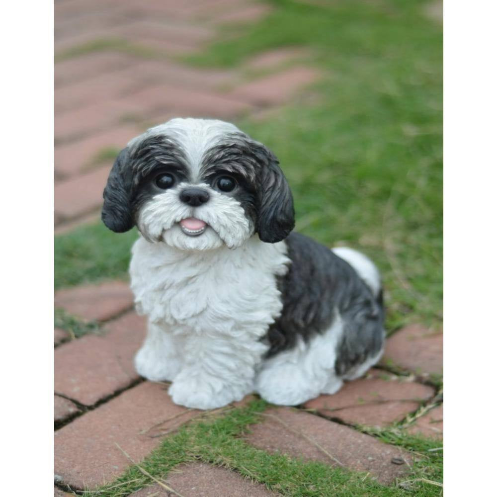 Sitting Shih Tzu Garden Statue