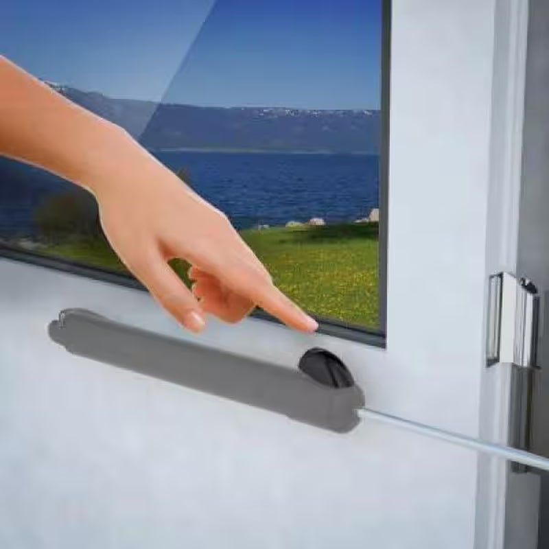 Touch'N Hold Smooth Dual Kit (White) - Heavy Duty Pneumatic Door Closer for Storm, Screen and Security Doors