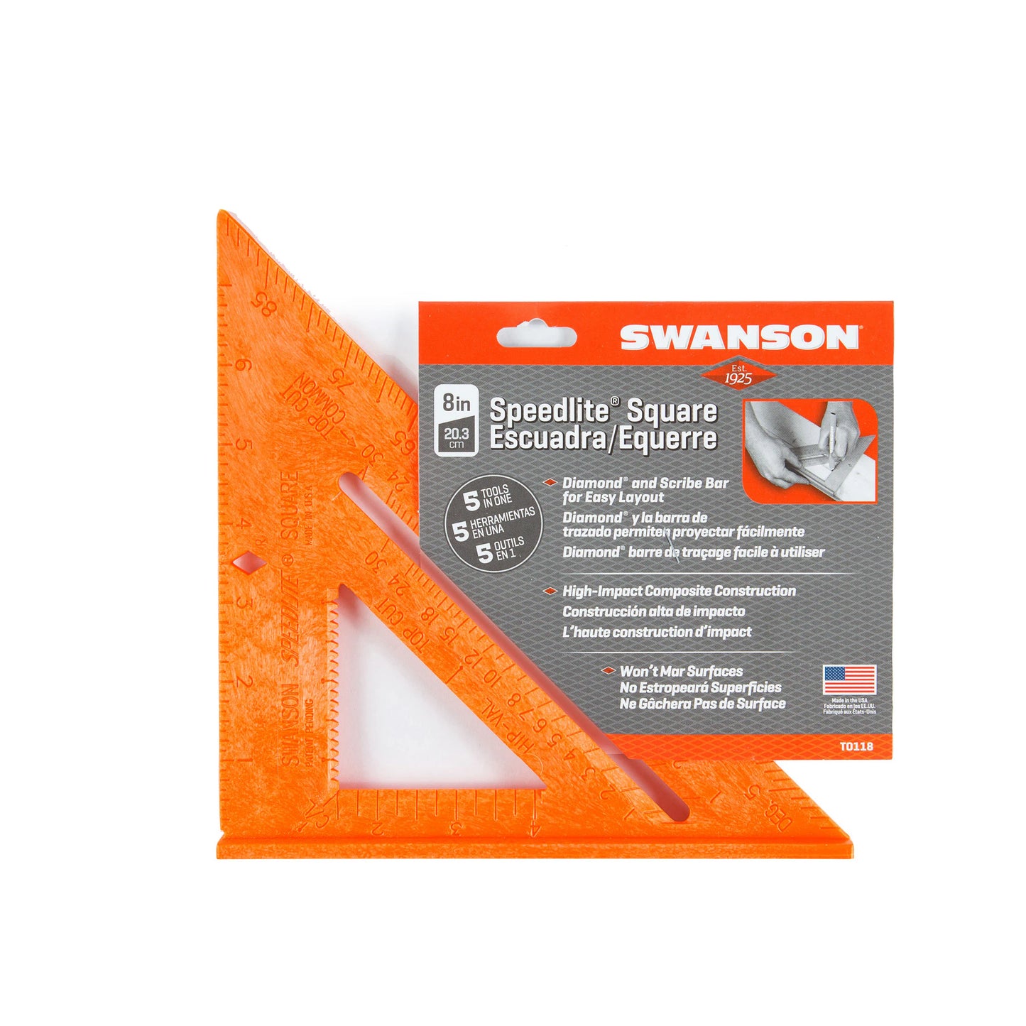 Plastic 8.0-In Speed Square