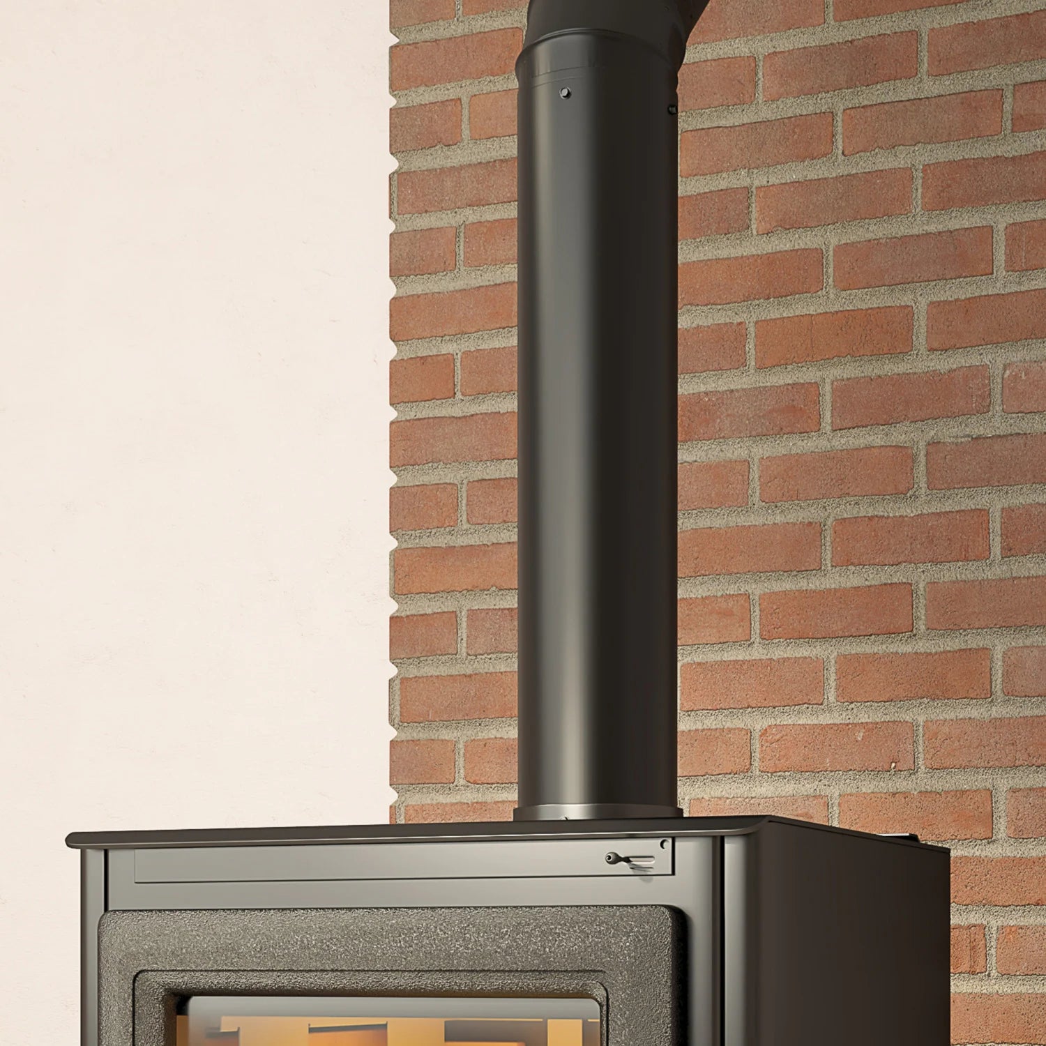 24.0-In L X 8.0-In Dia Black Steel Stove Pipe
