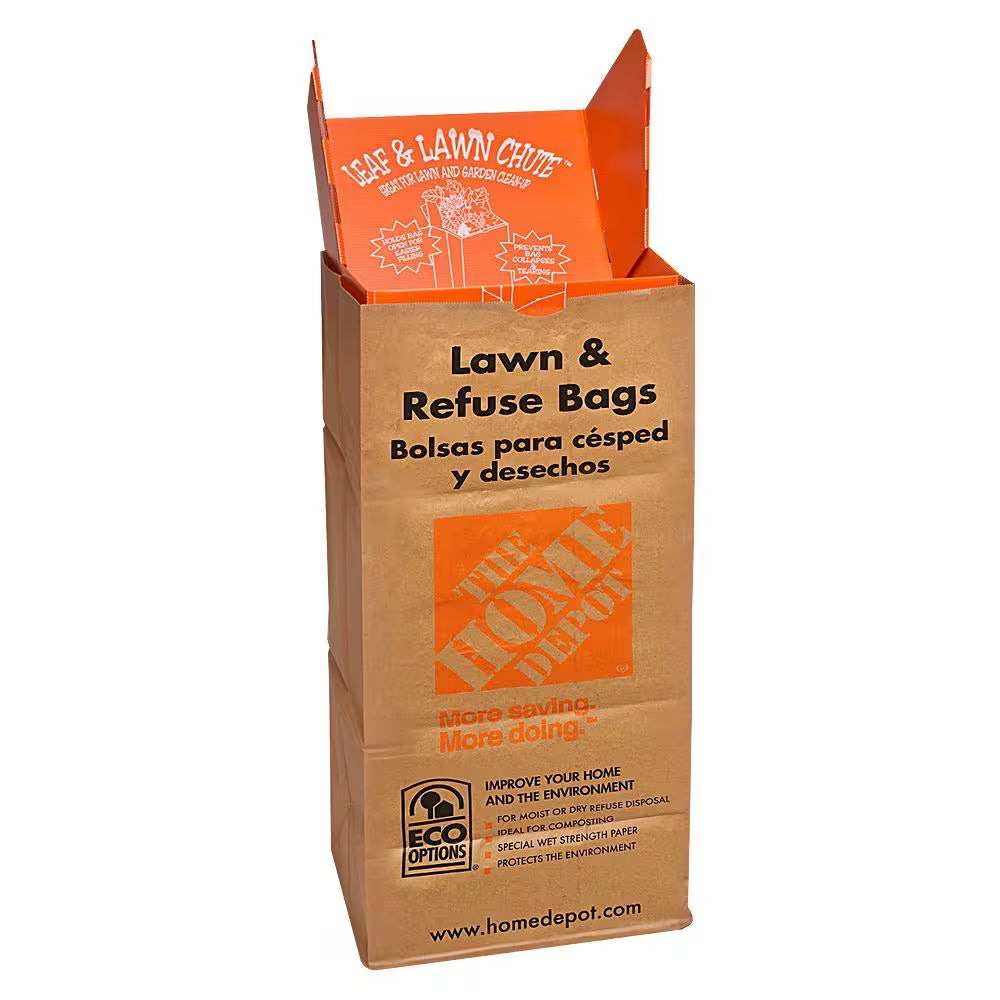 30 Gal. Leaf and Lawn Chute Plastic Insert Trash Bags