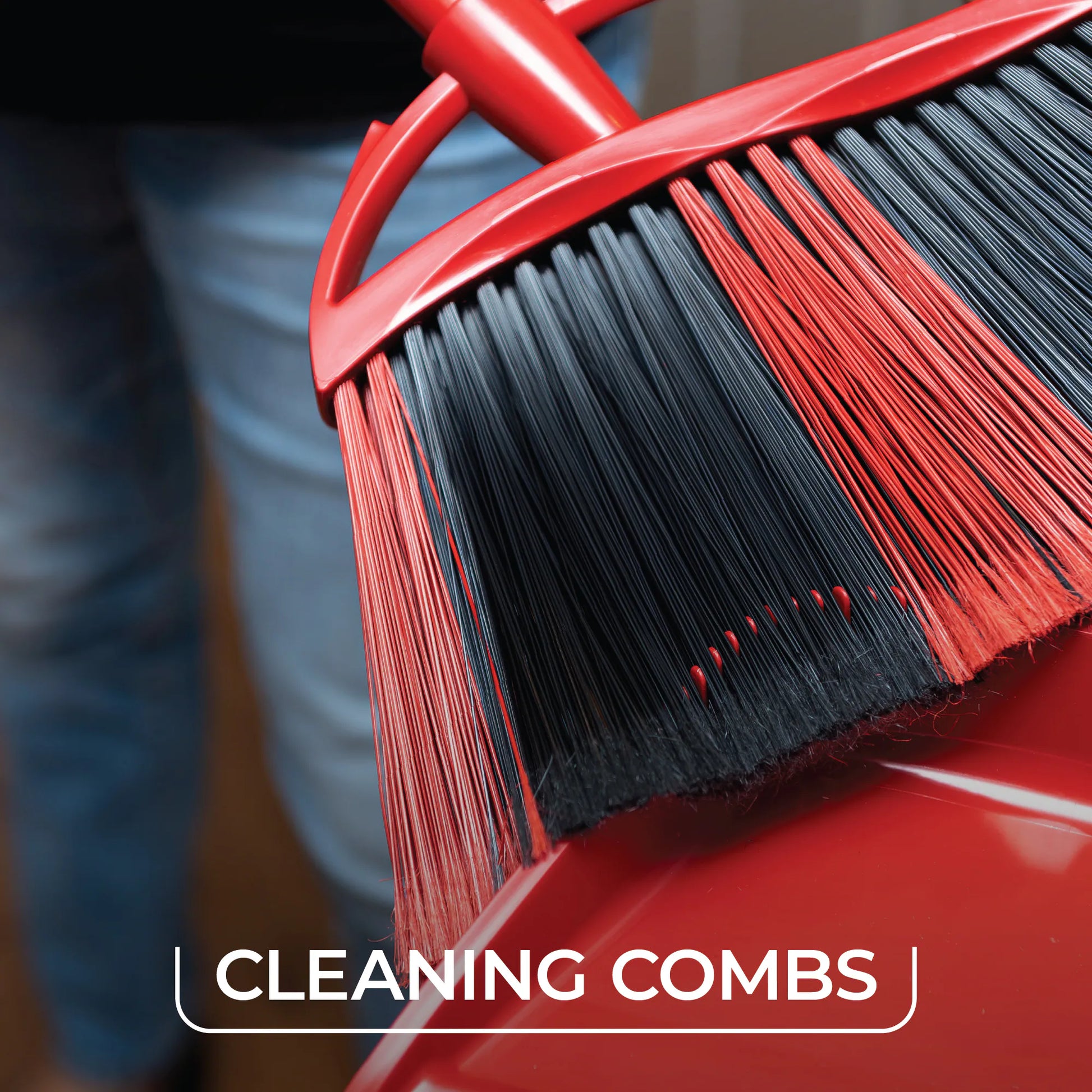 Powercorner One Sweep 13.5-In Poly Fiber Multi-Surface Angle with Dustpan Upright Broom