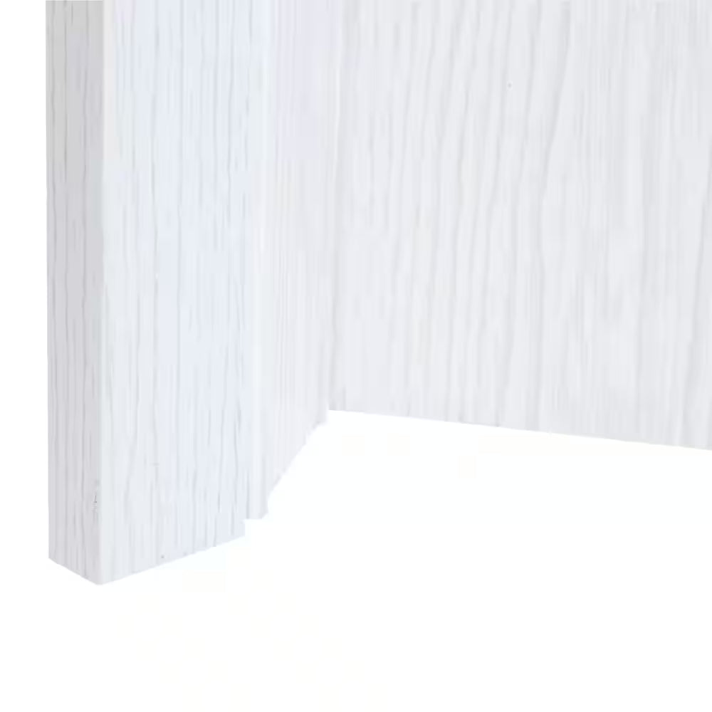 Via 48 In. X 80 In. White Mist Vinyl Accordion Door with Hardware