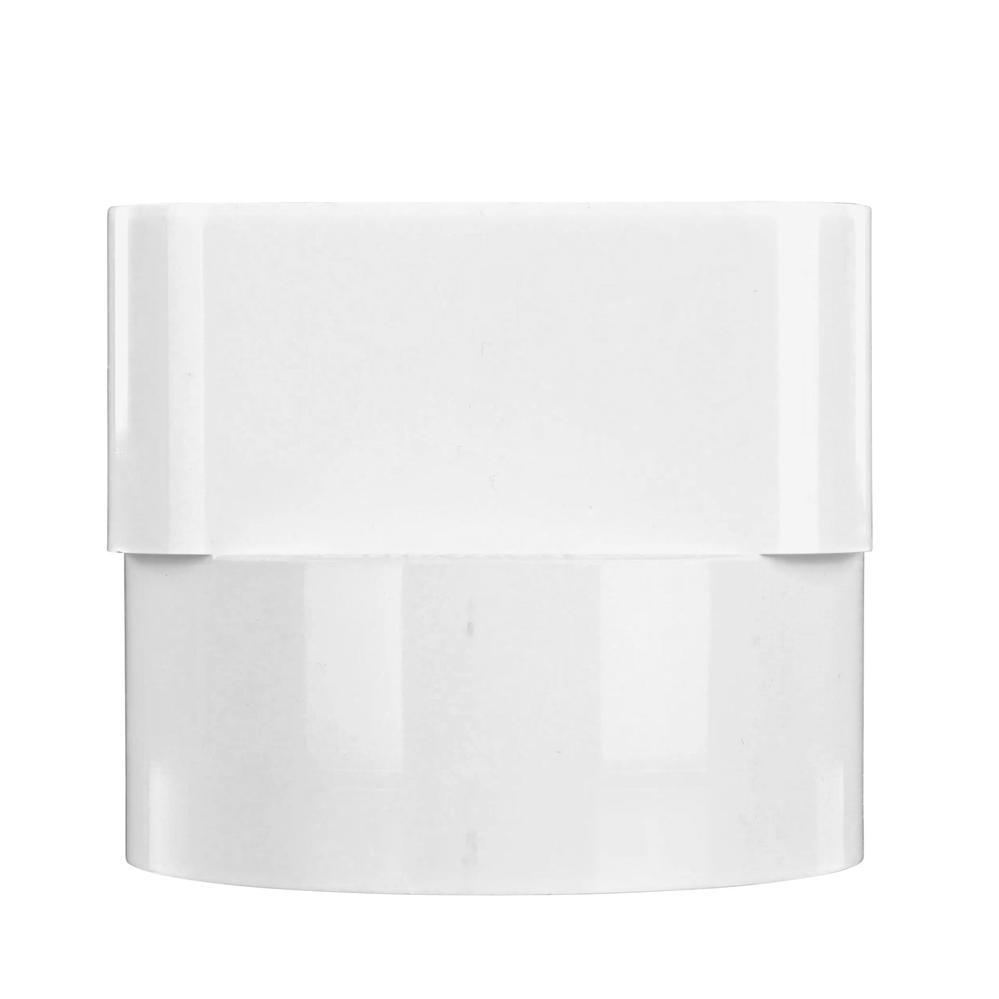 PVC Downspout Adapter, 3X4 In. Downspout X 4 In. Sewer and Drain Hub