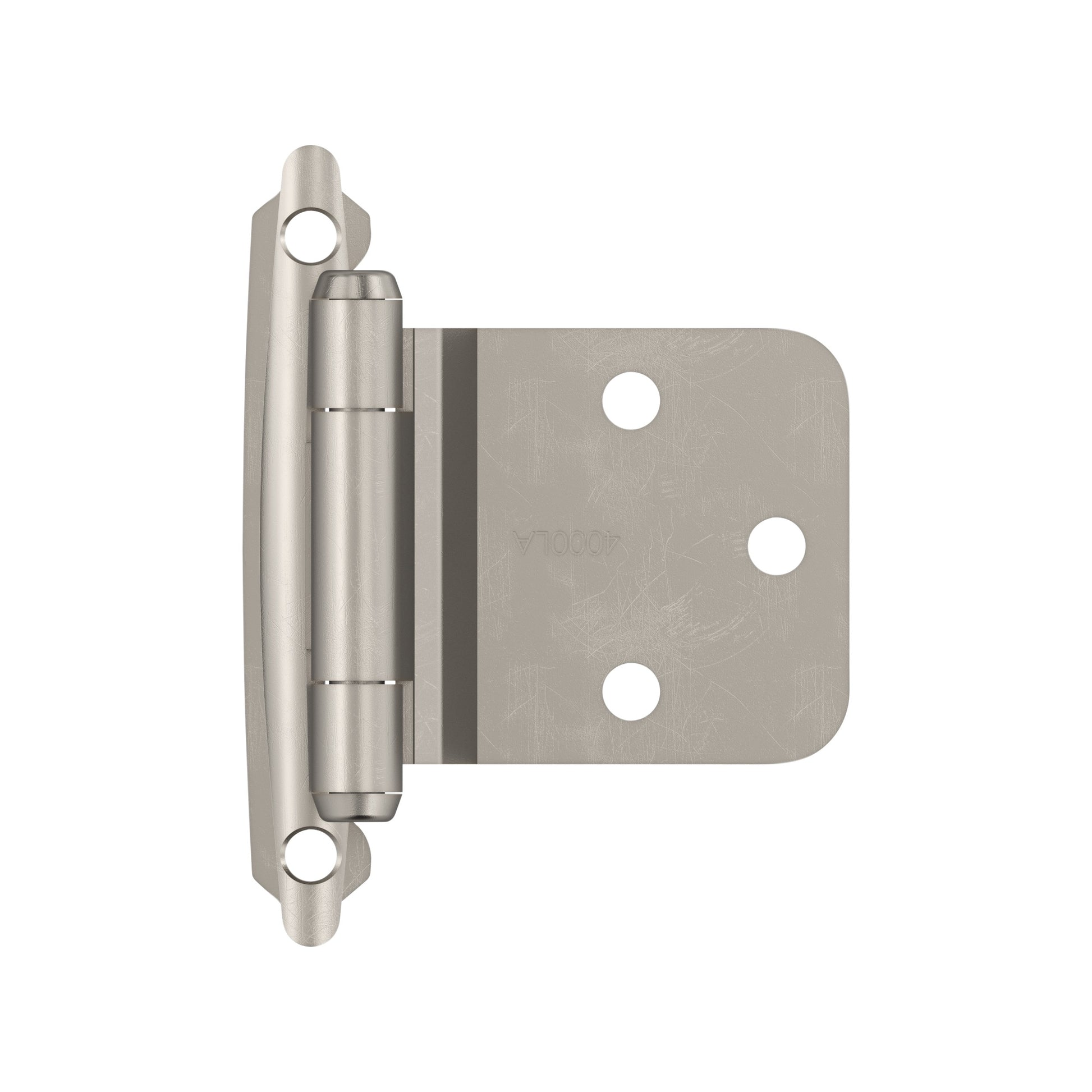 180-Degree Adjustable Overlay Surface Self-Closing Champagne Bronze Cabinet Hinge, 1 Pair(S) 2 -Pieces