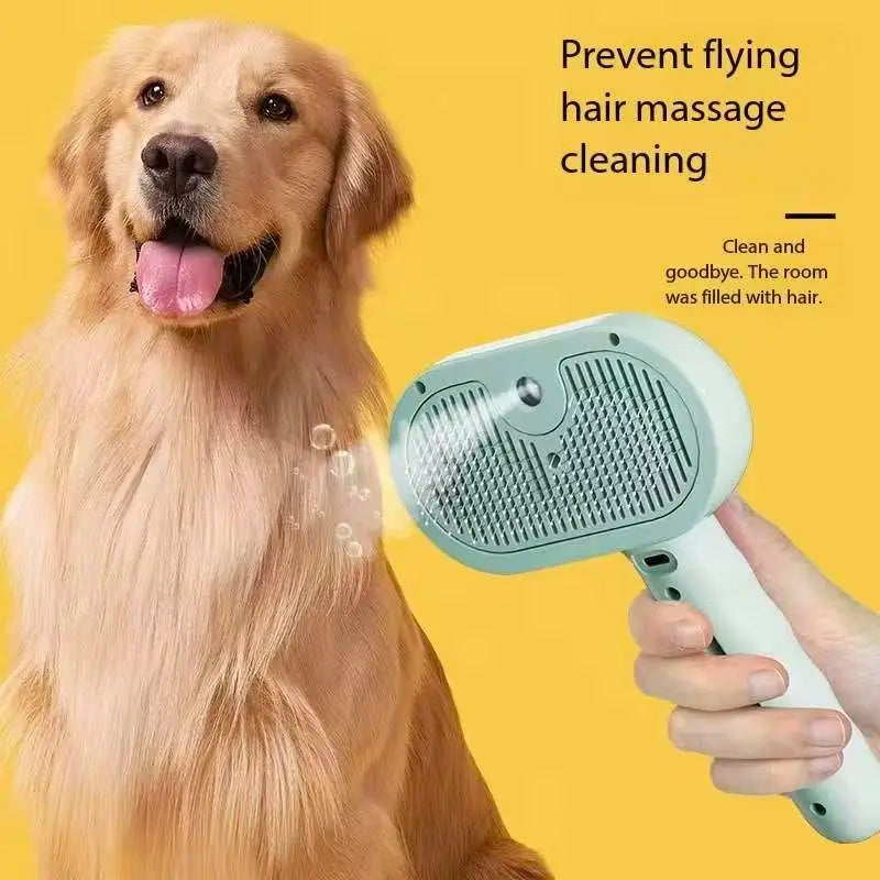 Pet Spray Comb Anti‑Floating Hair Brush, Dog Cat Grooming Needle Comb Massage Cleaning Hair Remover for Long & Short Hair Pets