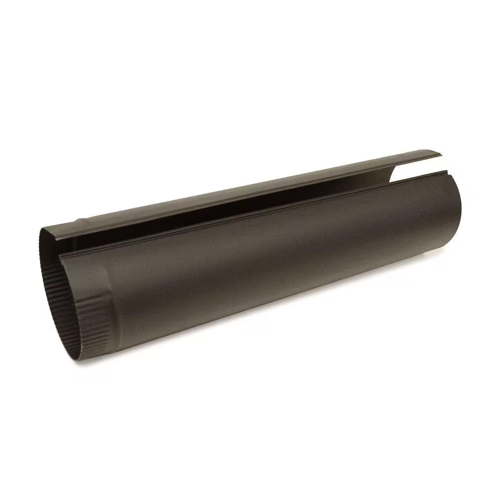 6 In. X 24 In. Black Stove Pipe