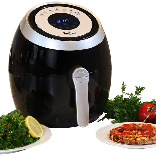 Total Chef  Total Chef 3.8 Qt Digital, Electric, Countertop Air Fryer with Temperature Control