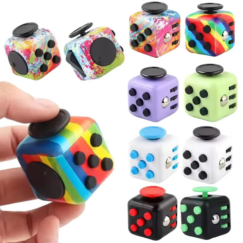 Creative Antistress Fidget Compression Anti-Stress Sensory New Novelty Magic Dice Toys for Children Adults Office Stress Relief