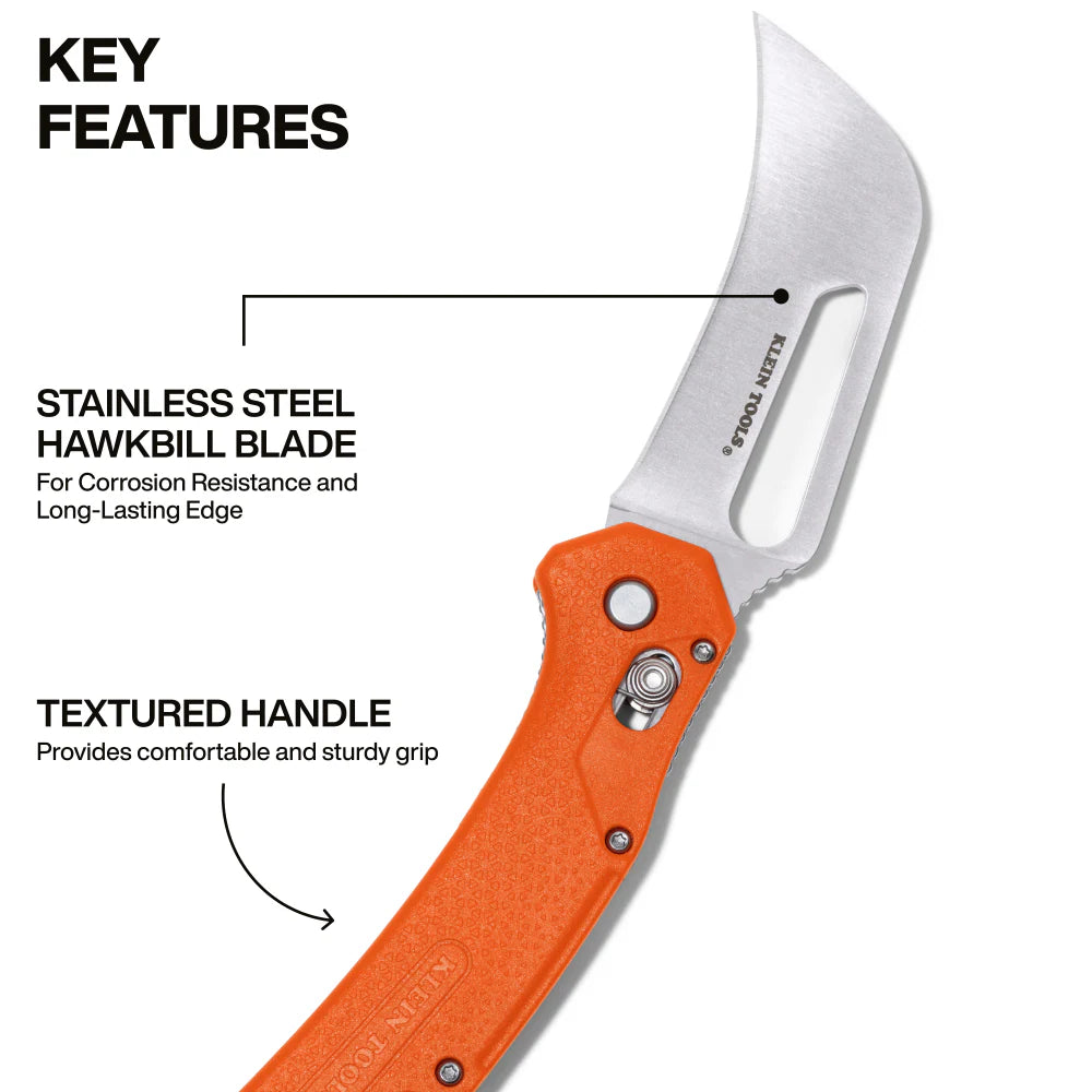 Pocket Knife, Cable Skinning, Hawkbill Blade