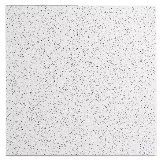 2 Ft. X 2 Ft. Radar Basic White Square Edge Lay-In Ceiling Tile, Case of 4 (16 Sq. Ft.)