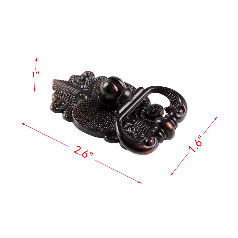 Vallia Drop Ring Cabinet Pull, Oil Rubbed Bronze, 2.6"
