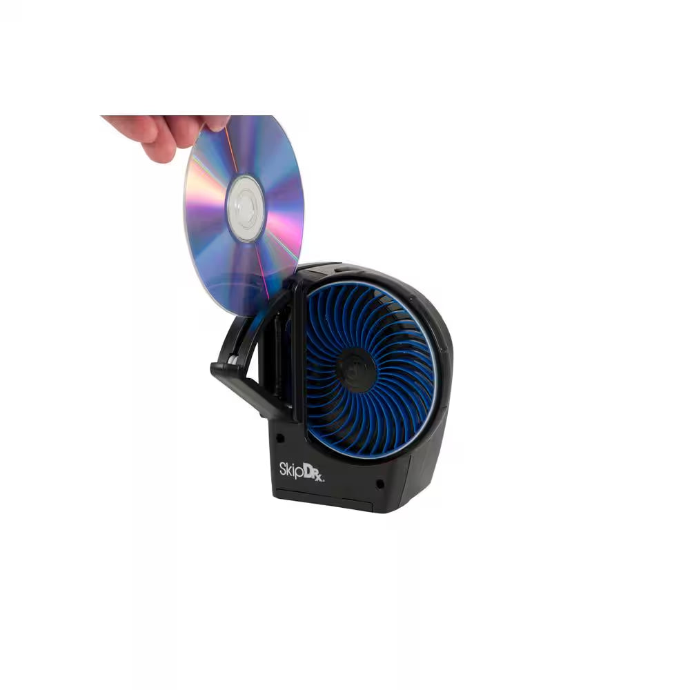 Skipdr for DVD and CD Disc Repair with Cleaning System