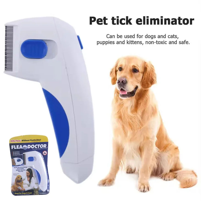 2027Pet Flea Cleaner, Electric Lice Cleaner, Pet Cleaning Supplies, Suitable for Dogs and Cats, as Well as Hairless Pets
