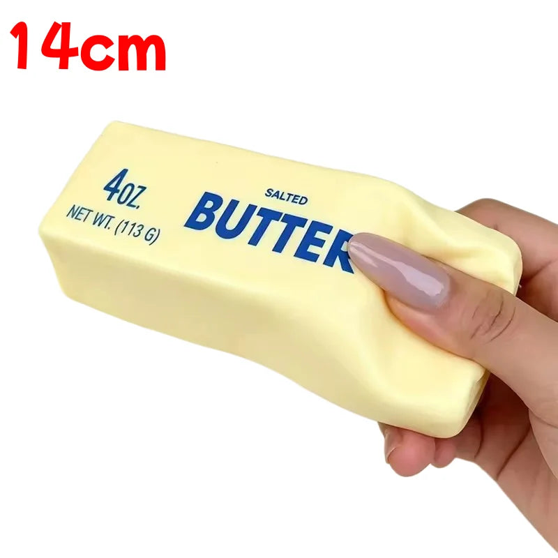 Squishy Butter Stick Fidget Toy Sticky Butter Stick Slow Rebound Stress Ball Squeeze Toy Anti-Stress Sensory Toy for Adults