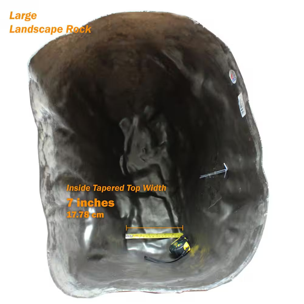 18-1/2 In. L X 24 In. W X 17-1/2 In. H Sandstone Large Resin Landscape Rock