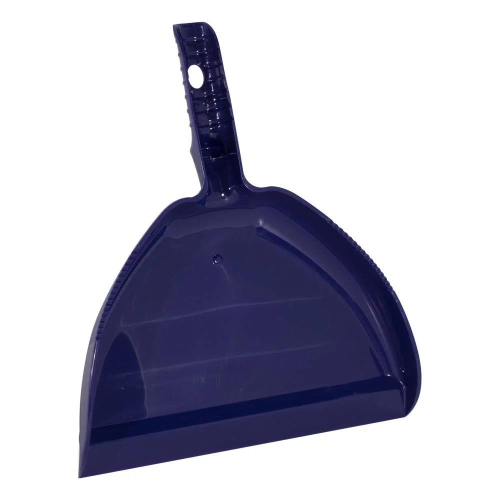 12-In Plastic Multi-Surface Angle with Dustpan Upright Broom