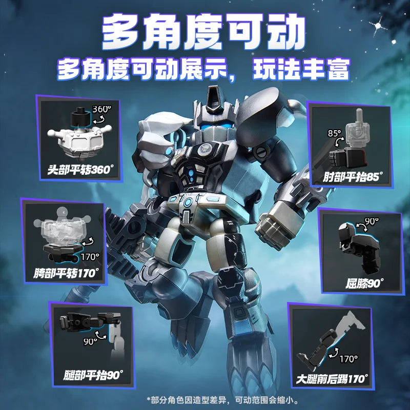 NEW Blokees Transformers 12PCS GV01-GV07 Optimus Prime,Megatron，Soundwave，Grimlock，Shockwave，Surprise Blind Box Children'S Gift