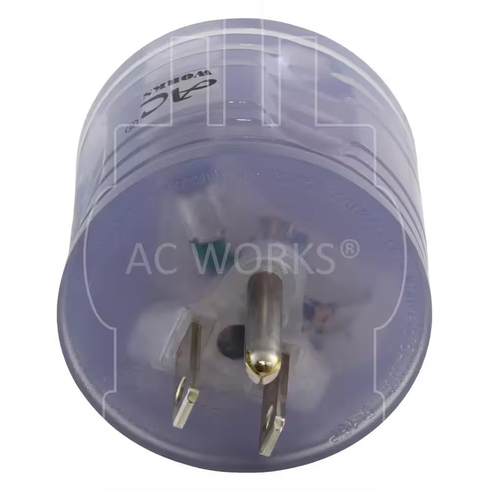 RV Adapter 15 Amp Household Plug to RV TT-30 30 Amp 125-Volt RV Female Connector with Power Indicator
