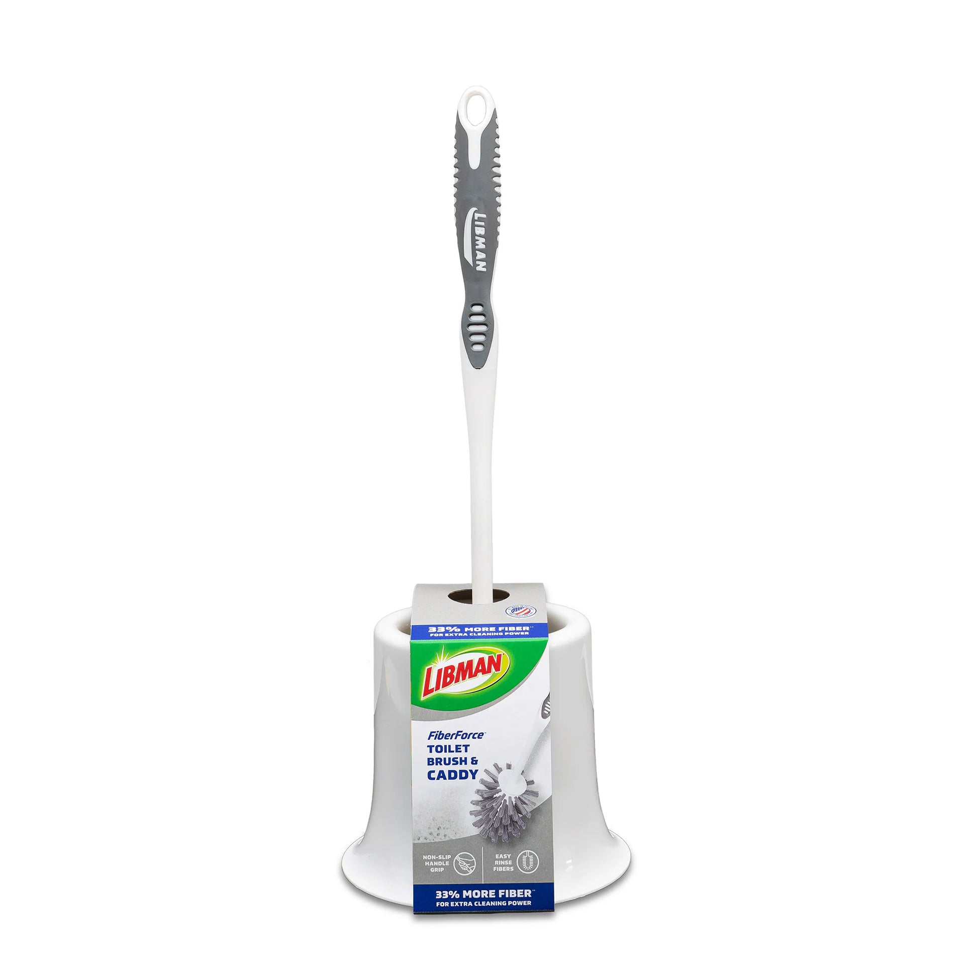 Poly Fiber Toilet Brush with Brush Holder