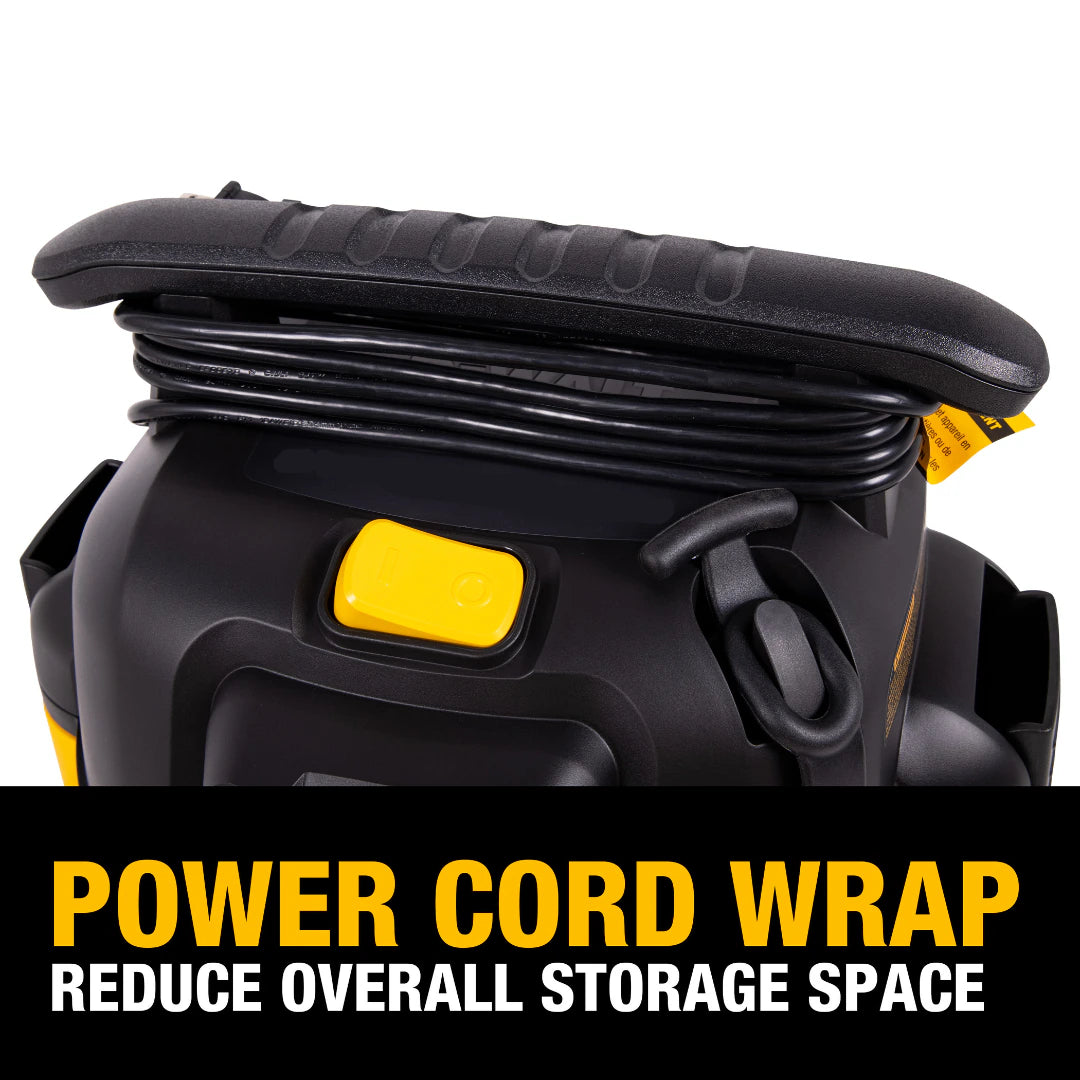 6-Gallon 4 HP Corded Wet/Dry Shop Vacuum with Accessories Included