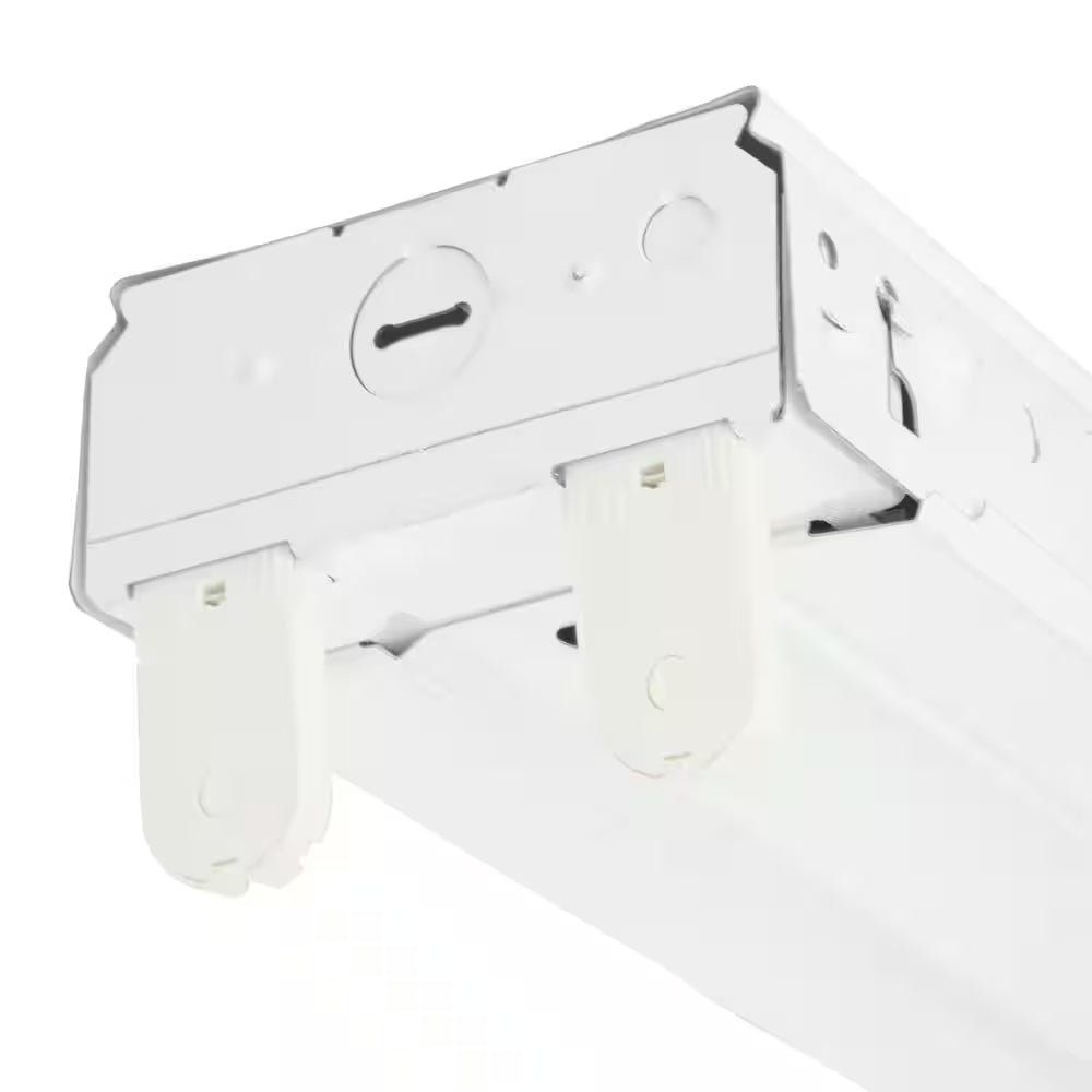 40-Watt 2-Light White 4 Ft. Fluorescent Strip Light