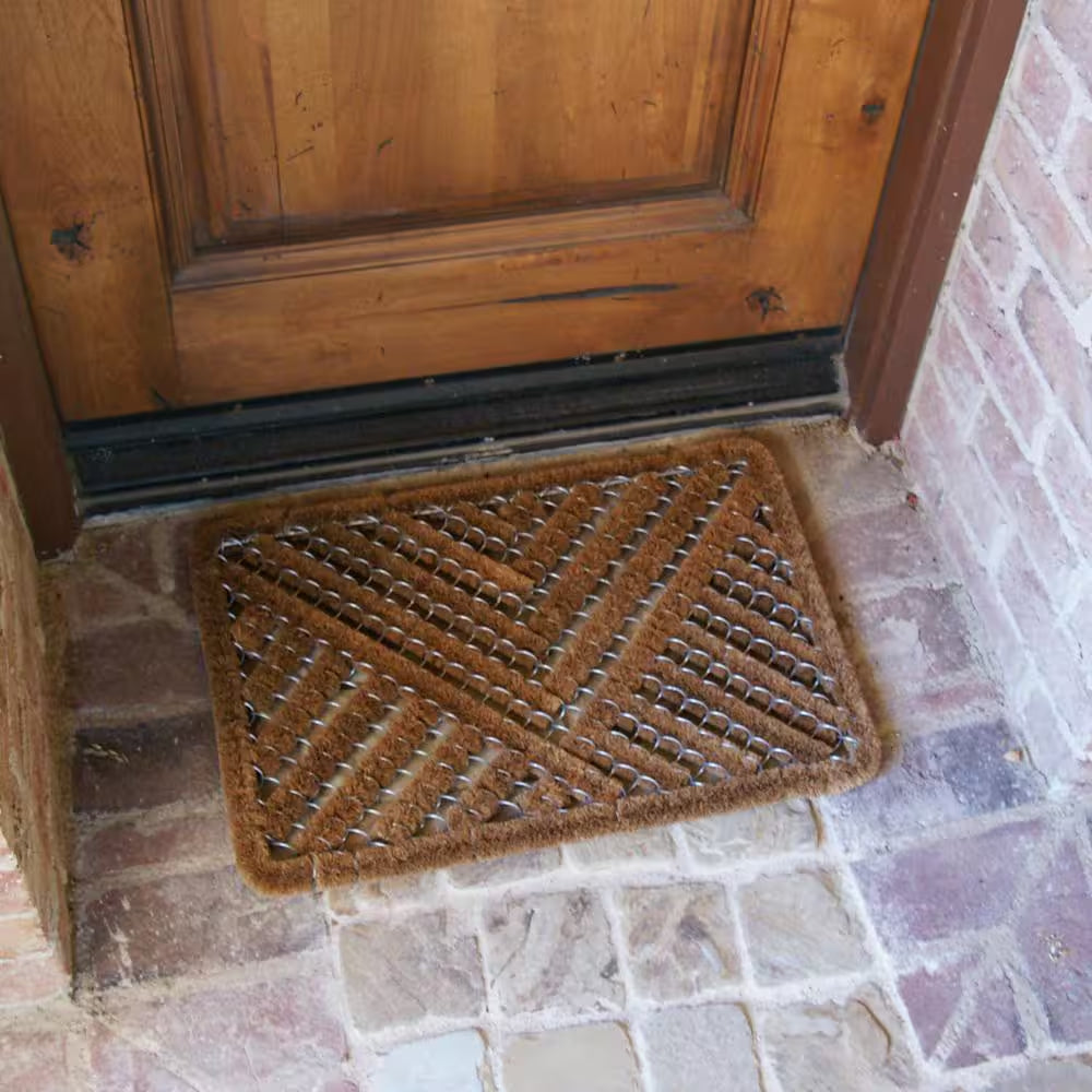 Polygon All Weather 18 In. X 30 In. Coir Scraper Mat