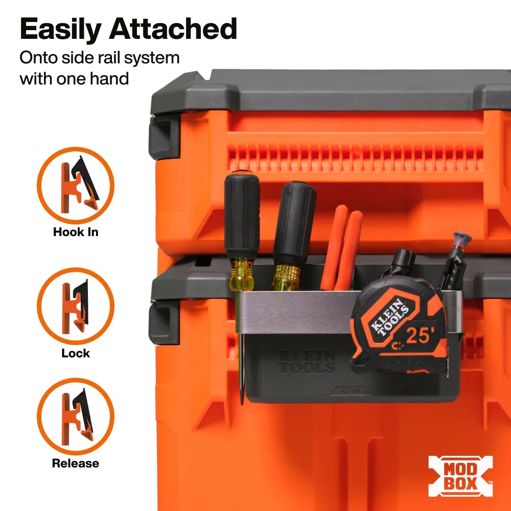 Modbox Parts Bin Rail Attachment