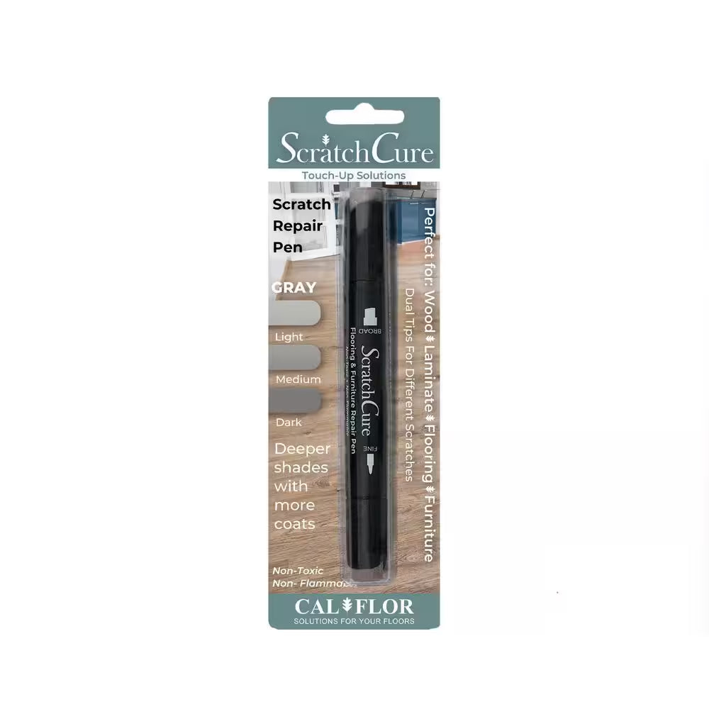 Scratchcure Gray Wood, Laminate and Vinyl Scratch Repair Pen