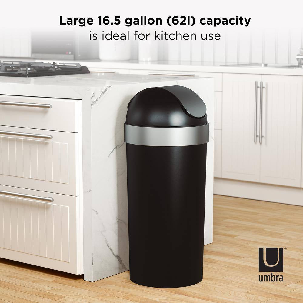Venti 16.5 Gal. Plastic Waste Basket