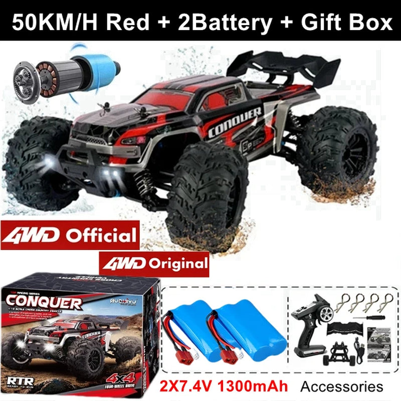 Remote Control Car off Road 4X4 RC Car High Speed Buggy Truck Super Brushless 50 or 80KM/H Fast Drift Racing Toy Gift
