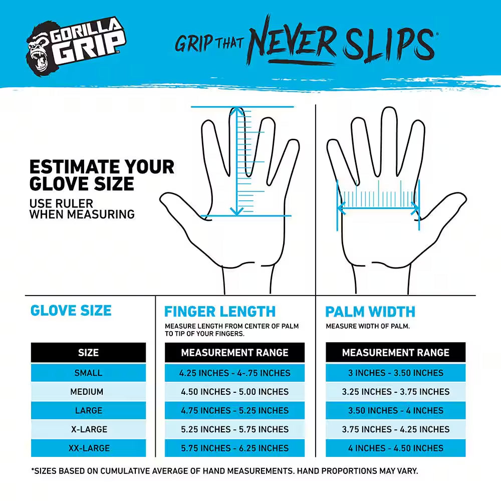 X-Large TRAX Extreme Grip Work Gloves