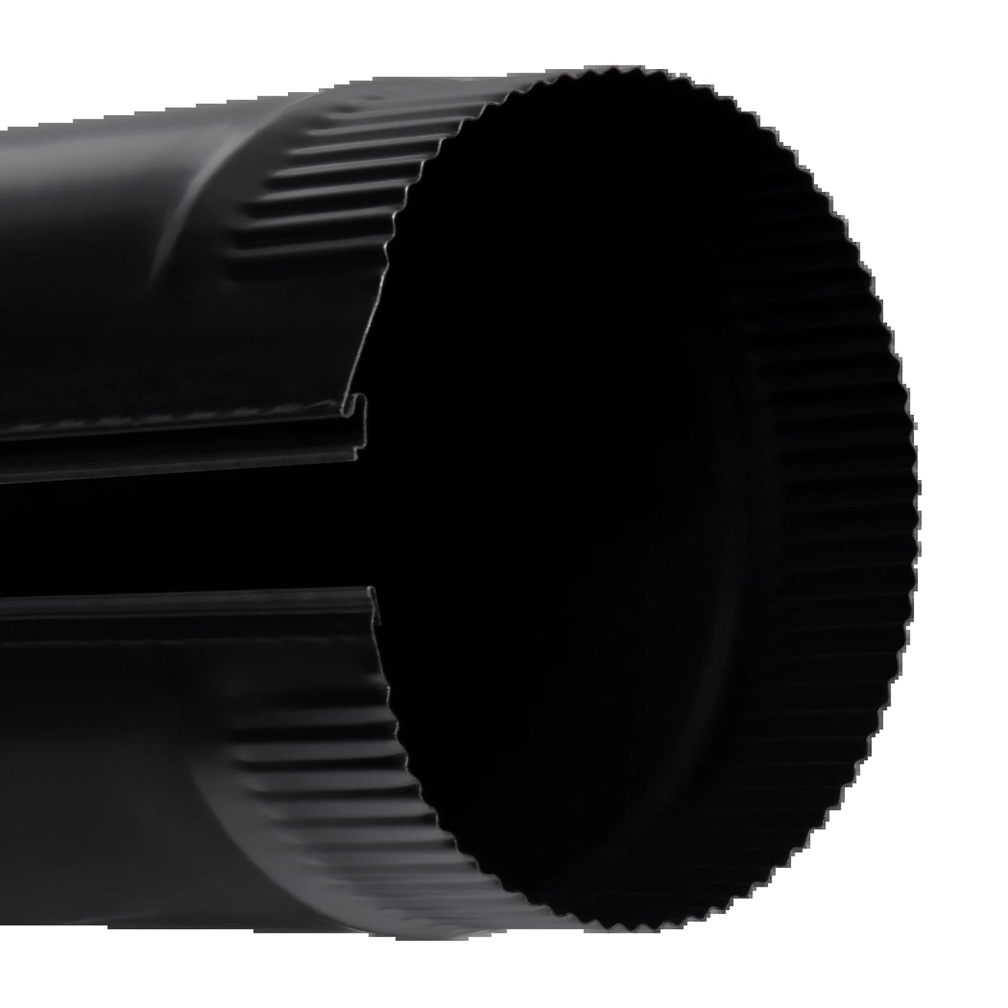 24.0-In L X 8.0-In Dia Black Steel Stove Pipe