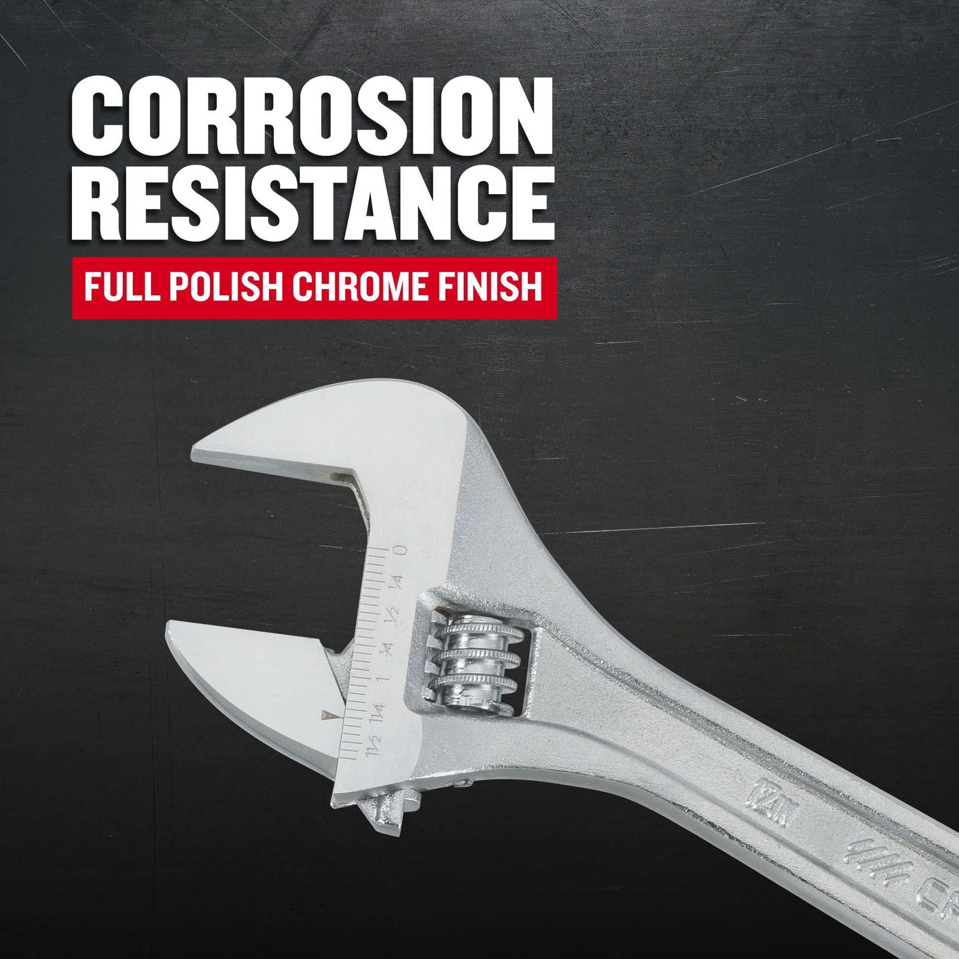 12-In Adjustable Wrench