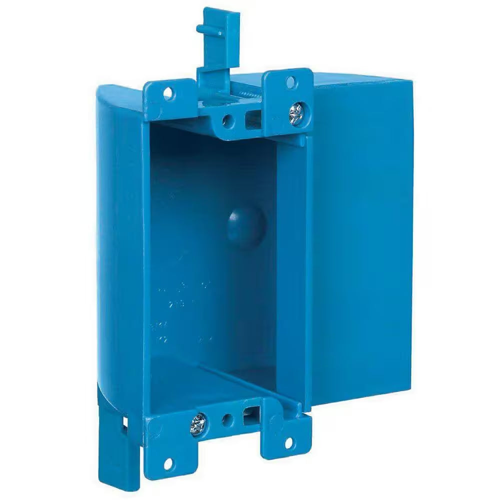 1-Gang 17 Cu. In. Electrical PVC Shallow Old Work Electrical Switch and Outlet Box (B117RSWR)