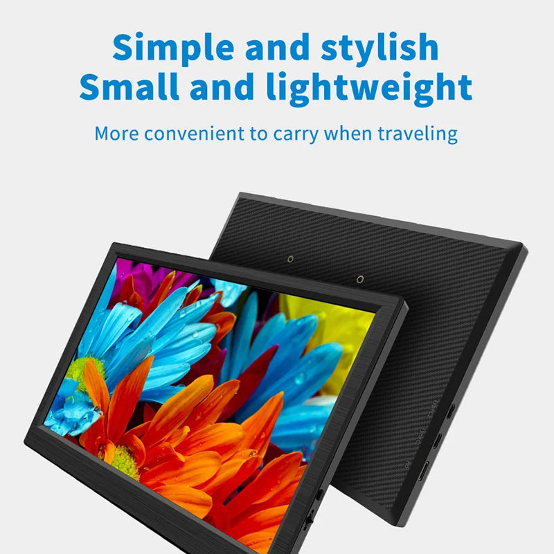 11.6 Inch Portable Monitor Hdmi-Compatible Laptop Second Screen Gaming Extended Display for Switch/Ps4/Xbox/Raspberry Pi