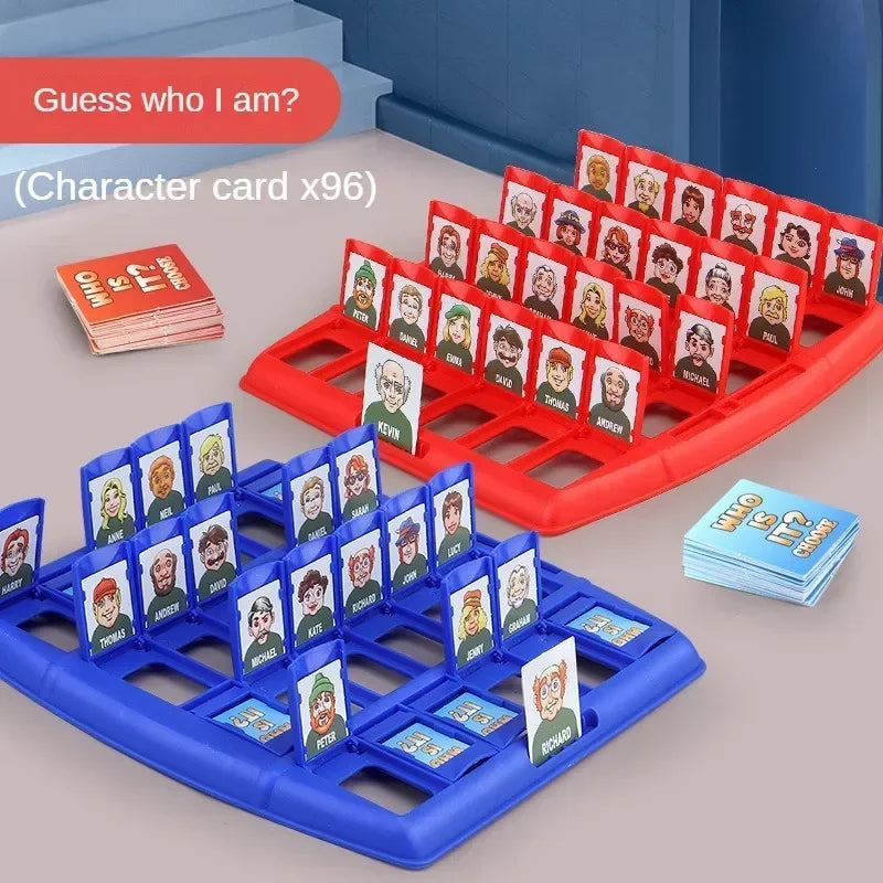 Guess Who I Am Board Game Parent-Child Interaction Toy Logical Reasoning Children'S Puzzle Guess Me You My Character Chessboard