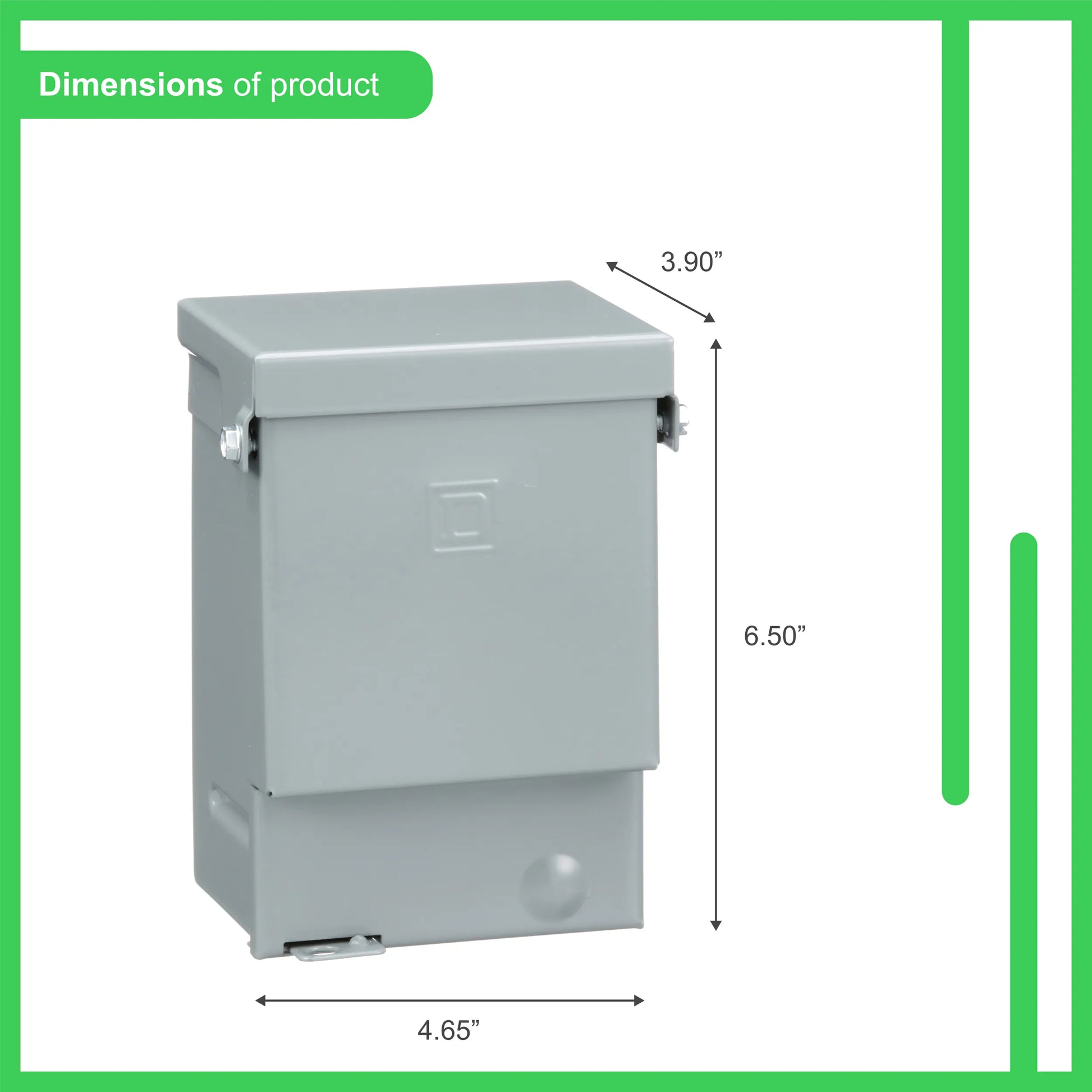 60 Amp Single Phase (120V/240V) Non-Fusible Outdoor General-Duty Enclosed Molded Case Switch Disconnect