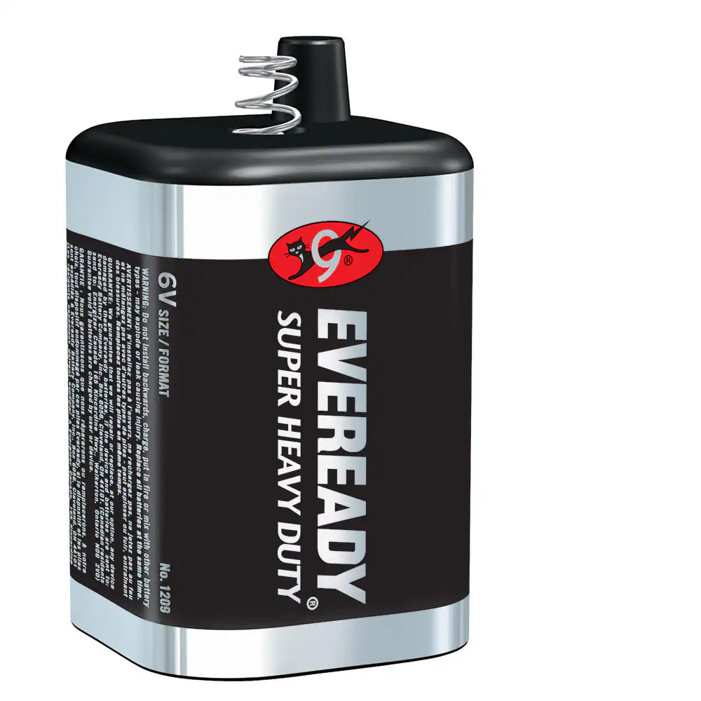 Super Heavy Duty Zinc Chloride 6-Volt Batteries