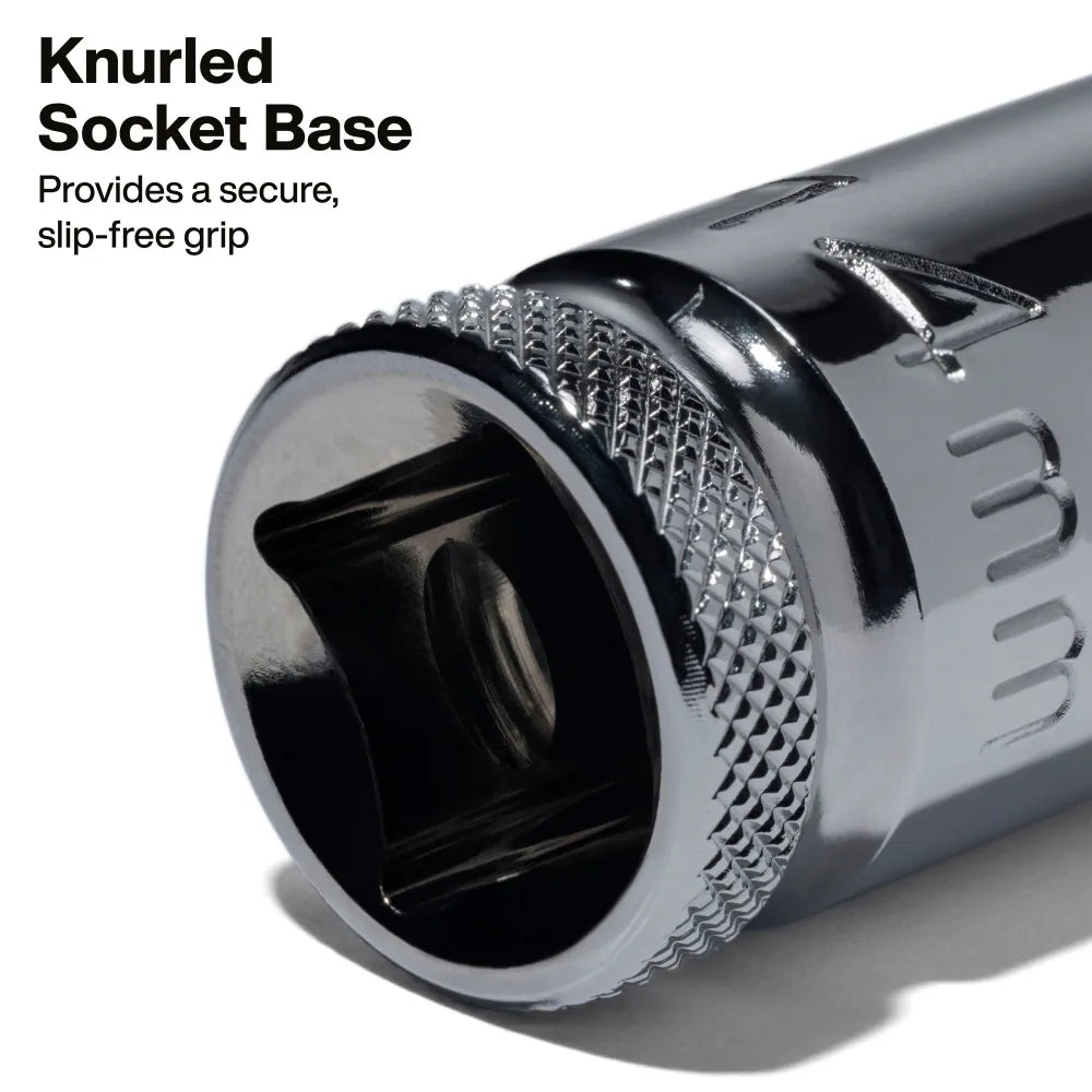 Knurled Hex Bit Socket Set, Metric, 13-Piece