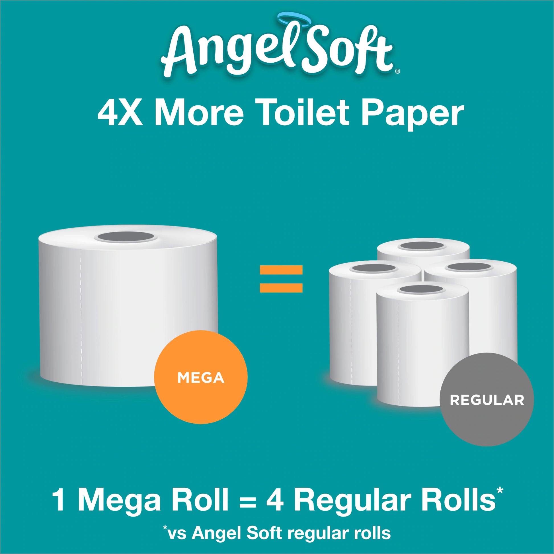 as Mega 16 -Pack 2-Ply Toilet Paper