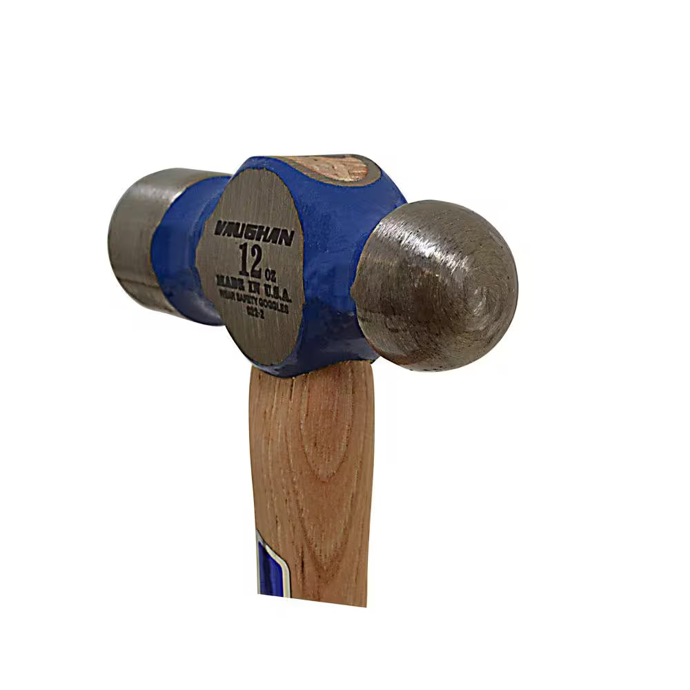 12 Oz. Steel Ball Pein Hammer with 12 In. Hardwood Handle
