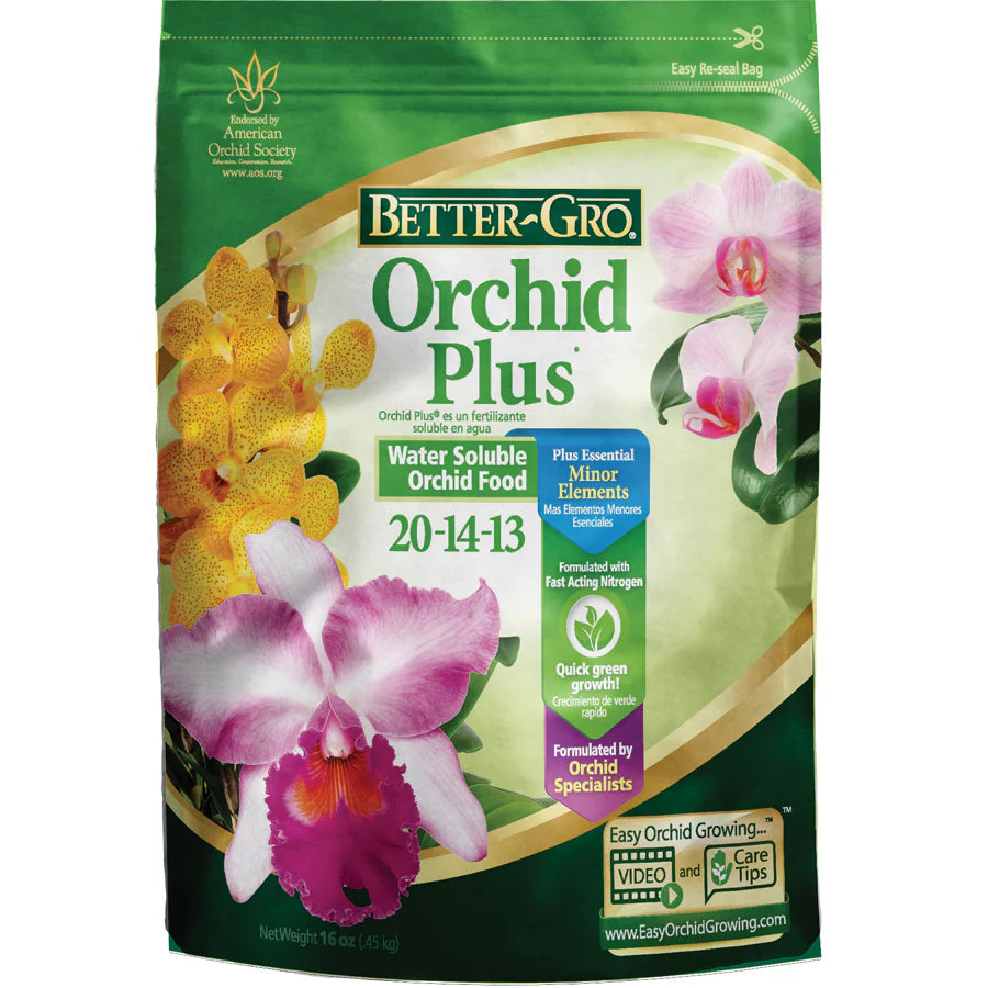 Orchid plus 20-14-13 Water-Soluble Granules Indoor Plant Food (16-Oz)