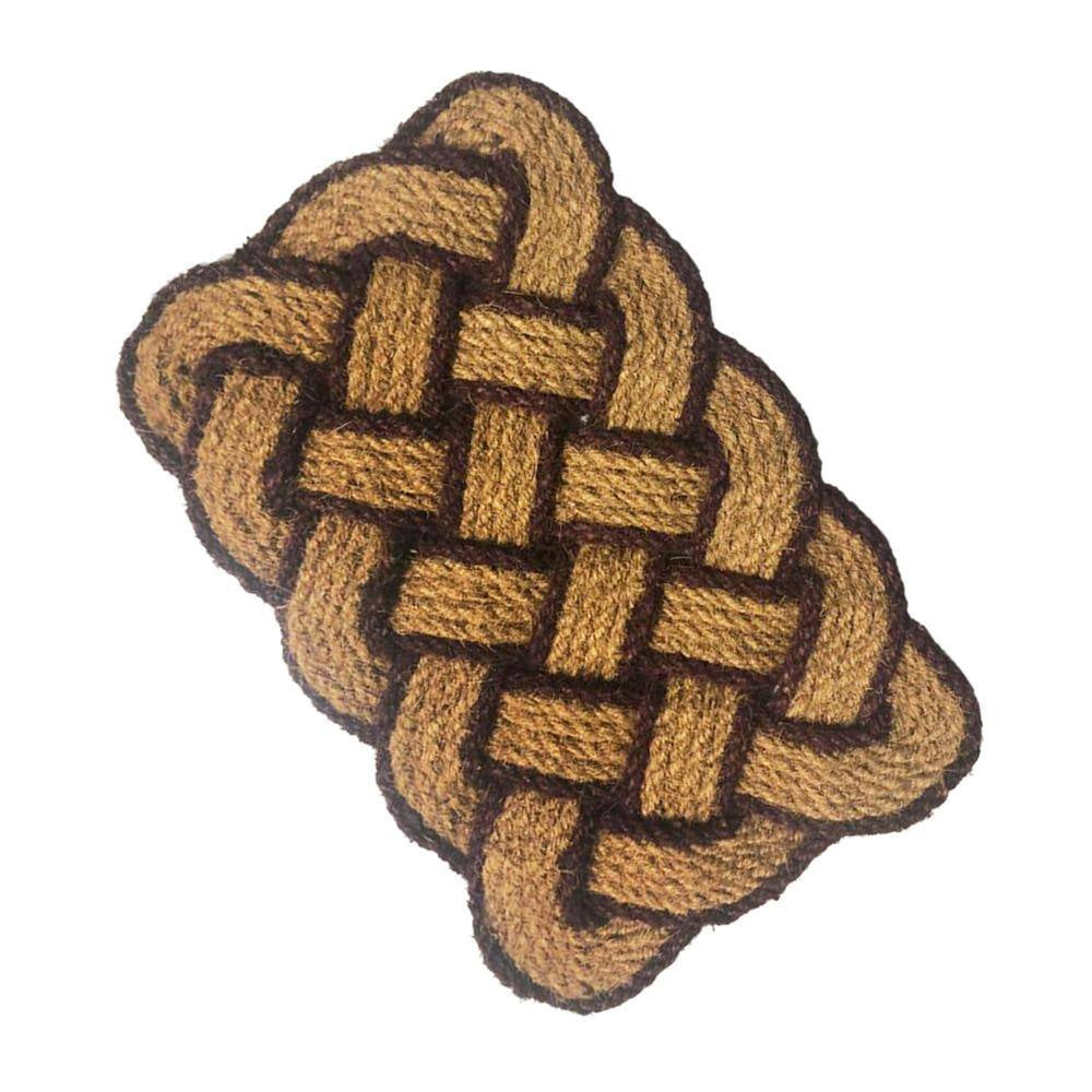 Rope Natural/Brown 22 In. X 36 In. Coir Door Mat
