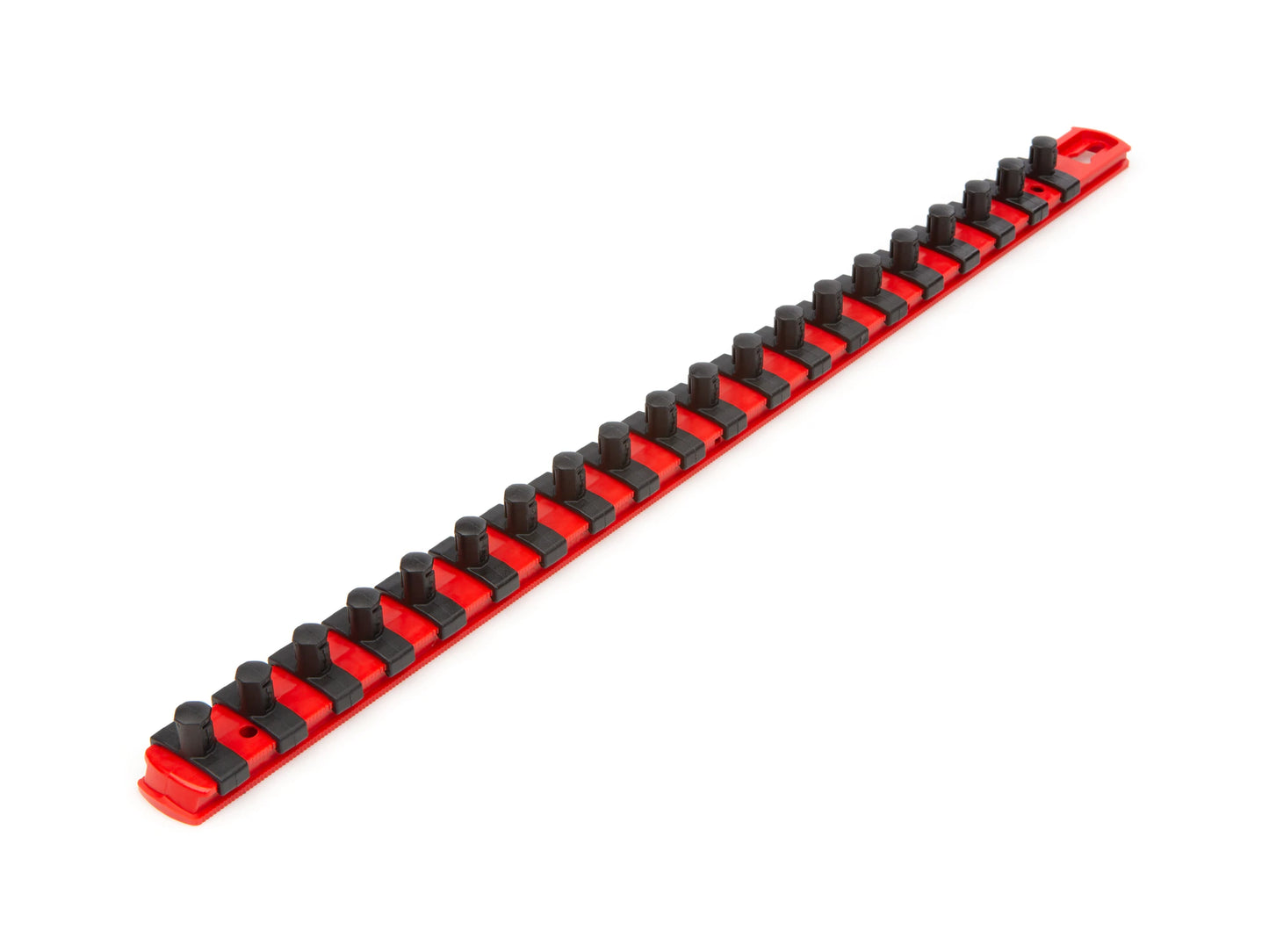 Plastic Socket Storage - 3/8 in Drive X 18 Inch Socket Rail with 20 Clips